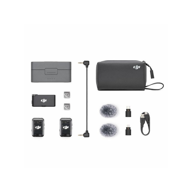 DJI Mic 2 (2 TX + 1 RX + Karikues)