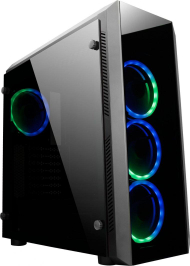 Kasë Chieftec Scorpion II GL-02B-OP, Midi Tower