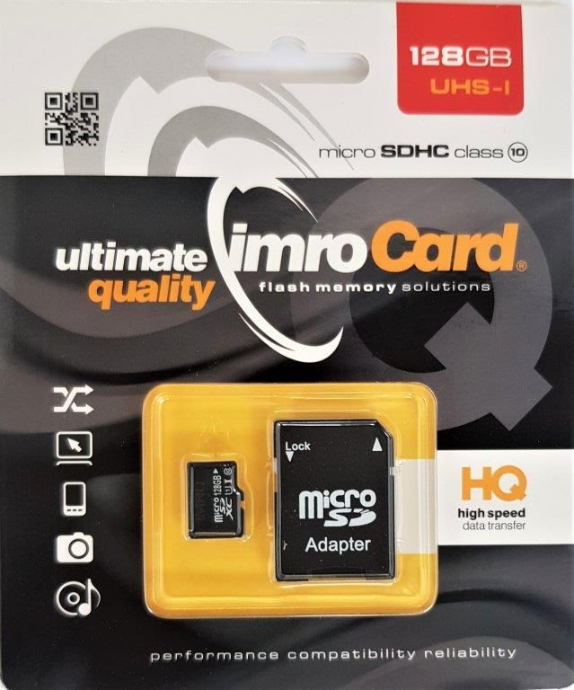 Kartë memorie Imro MicroSDHC, 128GB