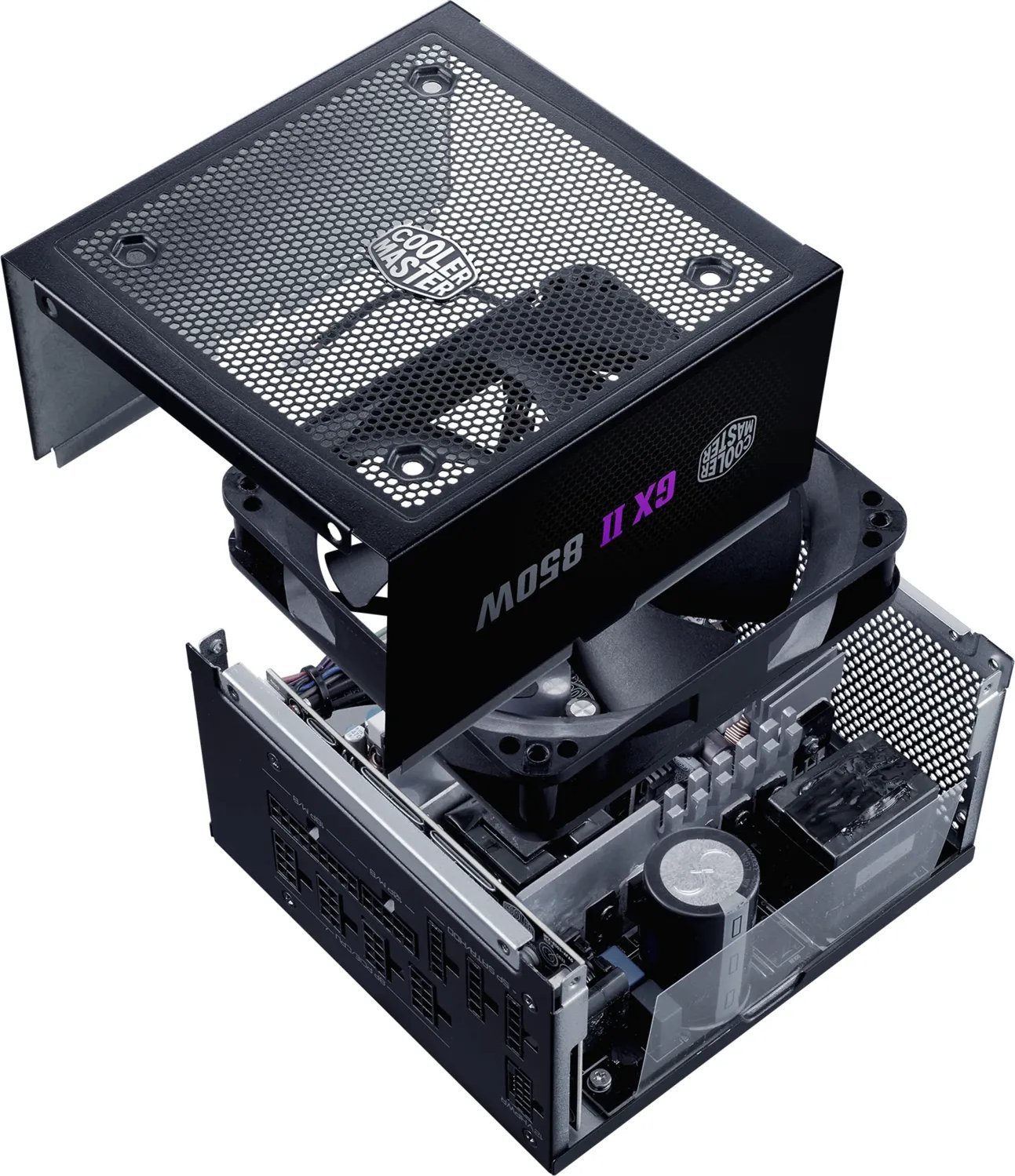 Furnizim me rrymë Cooler Master GX II 850 Gold, 850W, 80 PLUS Gold, modular, i zi