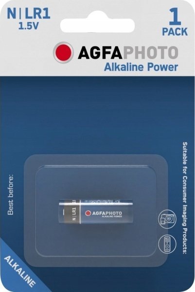 Bateri alkaline AgfaPhoto LR1 N, 1.5V, Lady