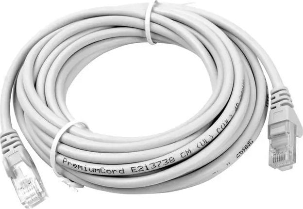 Kabllo rrjeti Gembird, cat5e, UTP, 15m, e bardhë