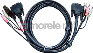 Kabllo KVM Aten 2L-7D02UD, CS1788/CS1784A, 1.8m, e zezë
