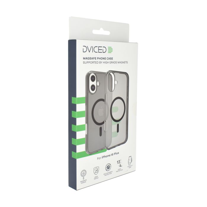Dviced MagSafe iPhone 16 Plus Smoke Case, Black
