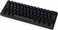 Механичка тастатура Endorfy Thock Compact Wireless, 61 копче, RGB, со Bluetooth и 2.4 GHz, црвена