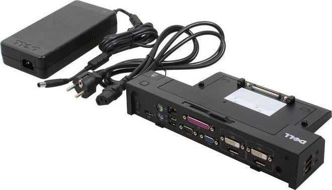 Stacion lidhës Dell USB XX67W, i zi