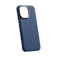 Mbulesë telefoni Joyroom Litchi Pattern Series për iPhone 15 Pro, MagSafe, lëkurë, blu
