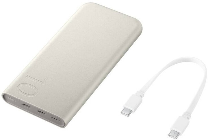 [OUTLET] Powerbank Samsung 25W, 10000mAh, bezhë				