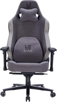 Karrige gaming Deltaco L33T Xsense, material Neotec, deri 150 kg, gri