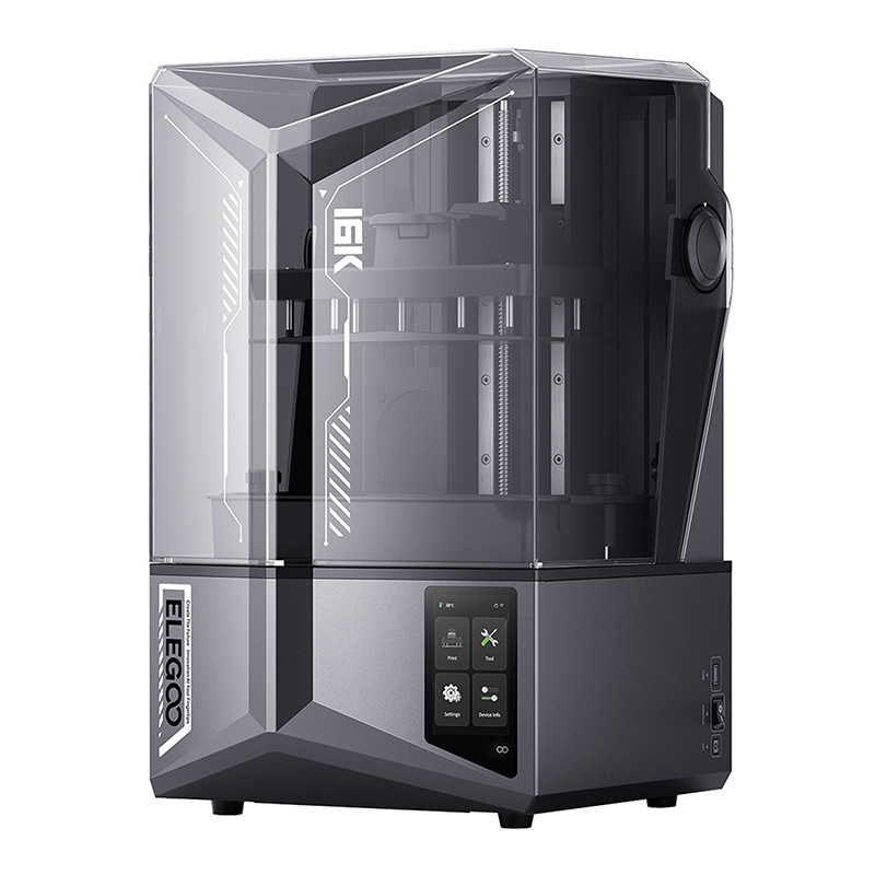 Printer 3D resinë Elegoo Saturn 4 Ultra 16K, LCD 16K, WiFi, gri
