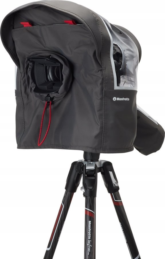 Mbulesë shiu për kamerë Manfrotto Pro Light Cineshield S/M, tri shtresa, transparente