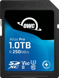 Картичка меморија OWC Atlas Pro SDXC, 1TB, Class 10 UHS II U3 V60, црна