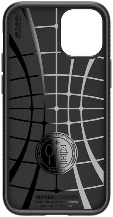 Mbrojtëse Spigen Liquid Air për iPhone 12 mini, e zezë