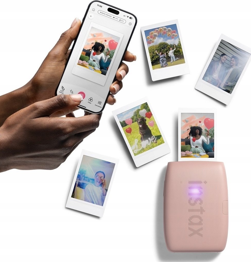 Printeri Fujifilm Instax Mini Link 3 EX D, Bluetooth, USB-C, rozë