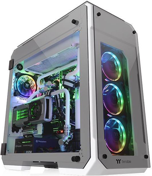 Kasë Thermaltake View 71 TG Snow Edition, Full Tower
