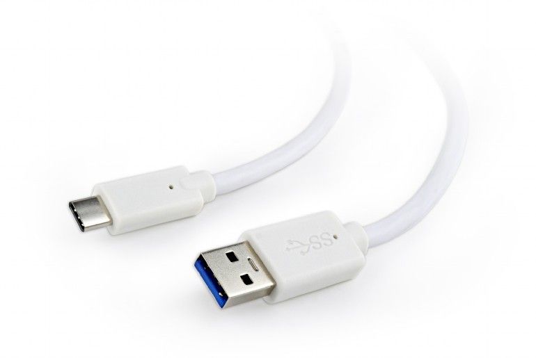 Kabllo Gembird USB USB-A - USB-C, 3m, e bardhë
