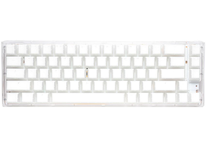 Tastierë Ducky One 3 SF, 65%, Gateron Baby Kangaroo, e bardhë