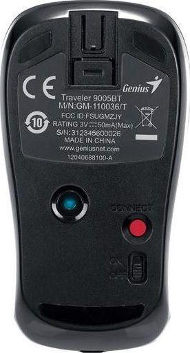 Maus pa kabllo Genius Traveler 9005BT BlueEye, i kaltër / i zi