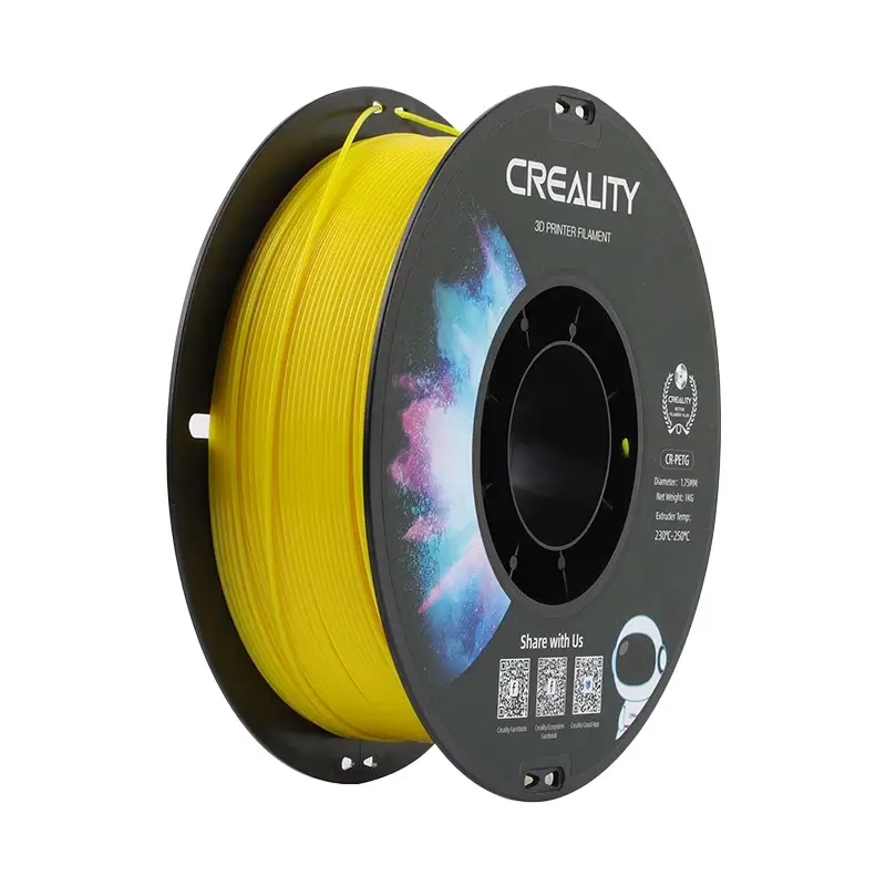 Filament 3D Creality CR Series PETG, 1.75mm, 1kg, i verdhë