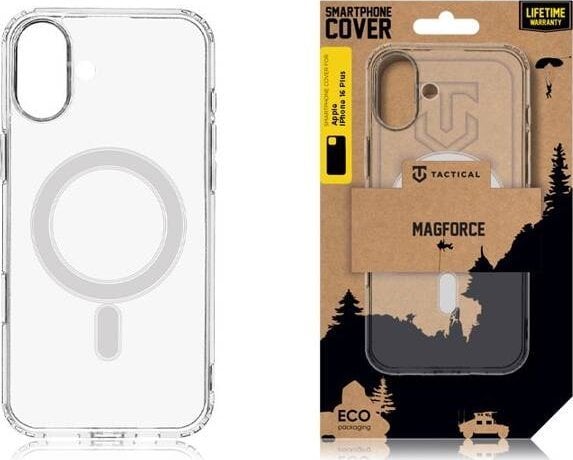 Kuti mbrojtëse Tactical MagForce për iPhone 16 Plus, transparente