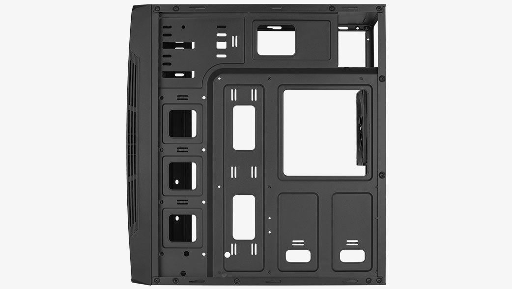 Kornizë kompjuteri Aerocool Talon FRGB Mid Tower, RGB, panel anësor akrilik, e zezë