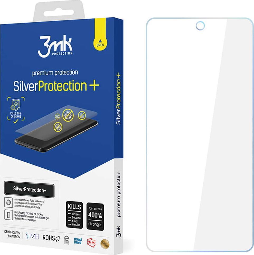 Folie mbrojtëse 3MK Silver Protect+ për Xiaomi Redmi Note 11S 4G, antibakteriale, montim me xhel, transparente