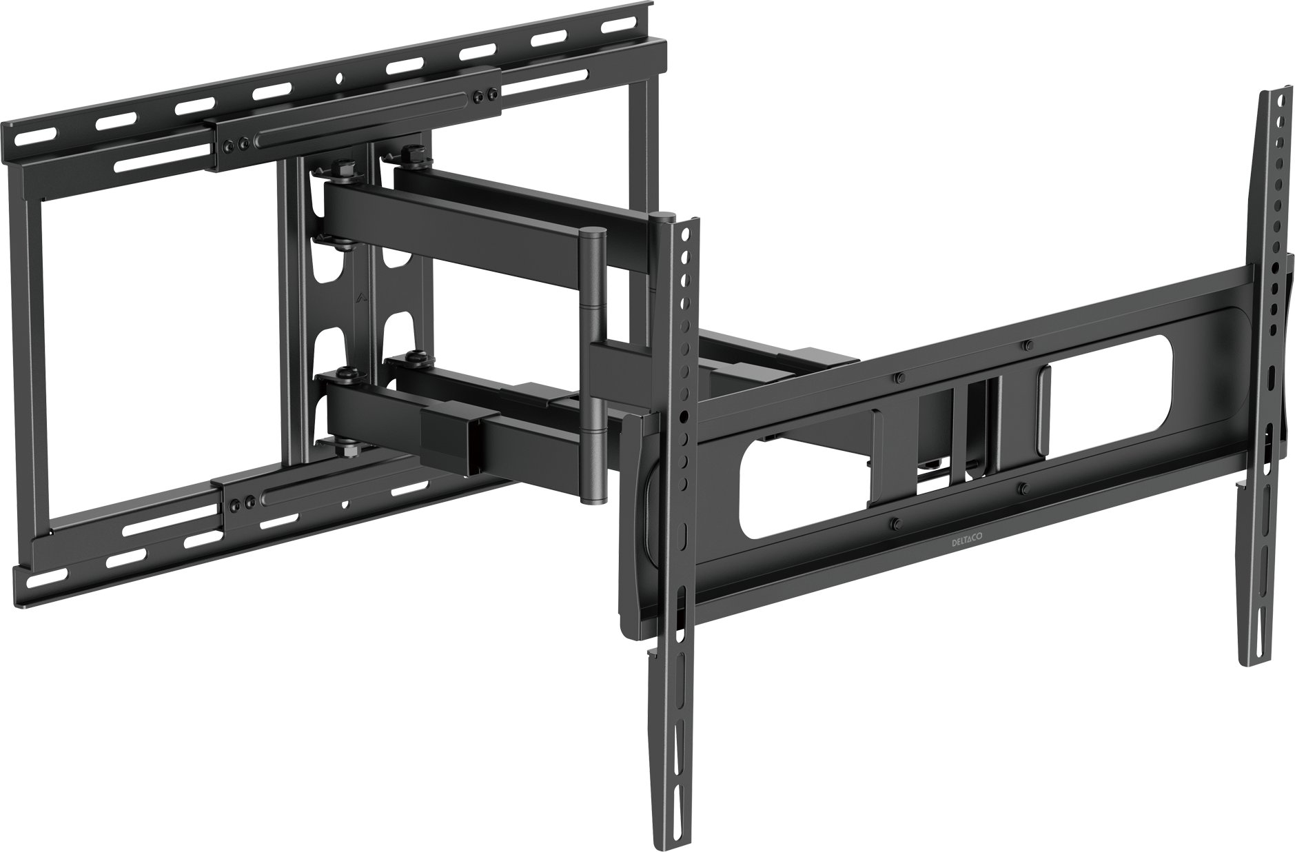 Mbajtëse murale TV Deltaco Office, 32-86", 80 kg, e zezë