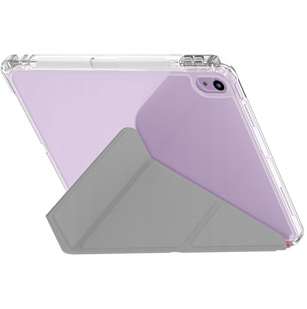 Mbulesë tabletë Skinarma Zeta Case për Apple iPad Air 11" 2025 M3, me mbajtëse stylus, pjesë e pasme transparente, rozë