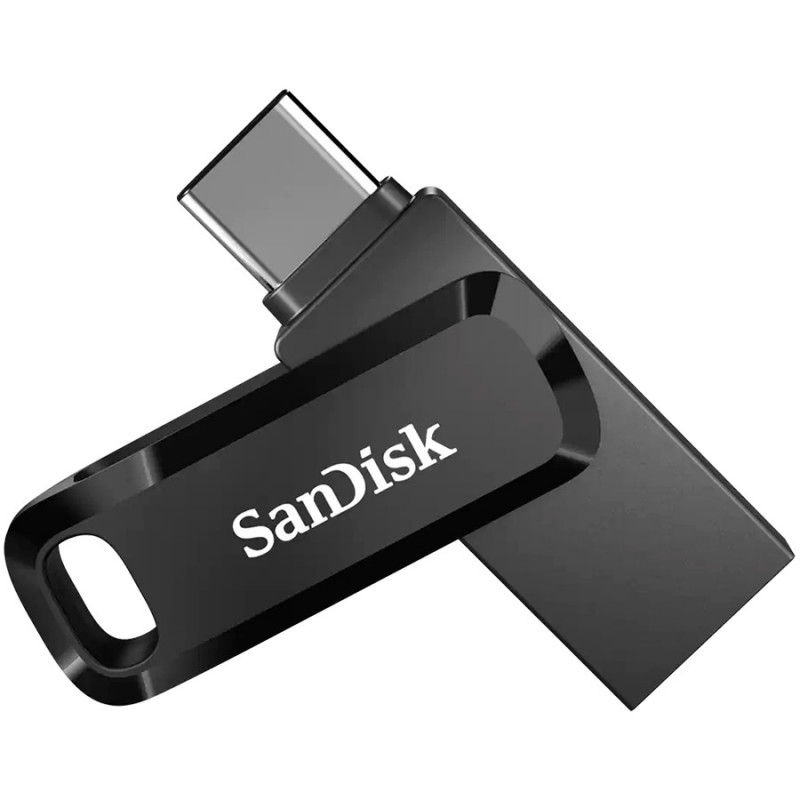USB Sandisk Ultra Dual, 32GB, type-C, e zezë