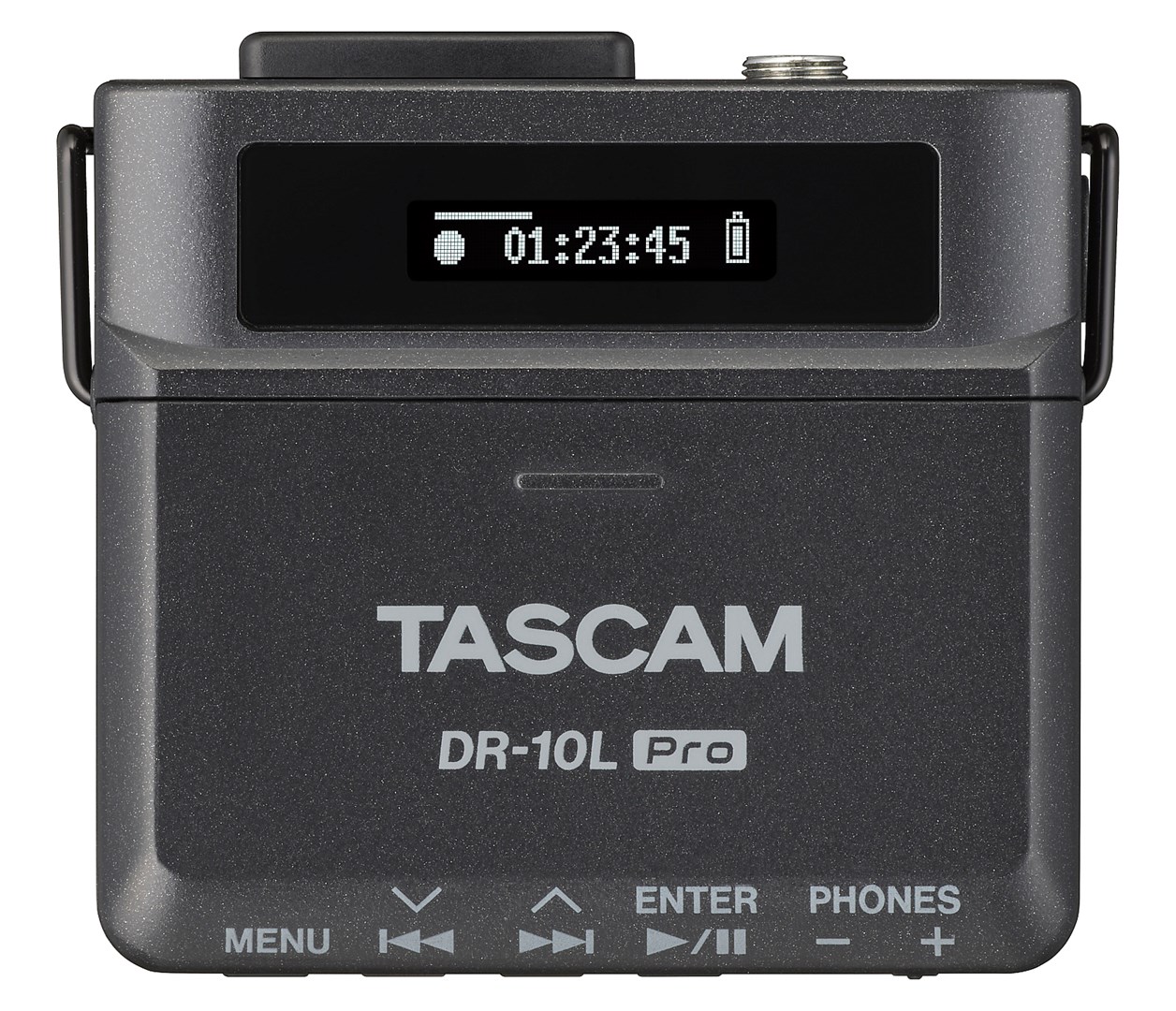 Regjistrues audio Tascam DR-10L Pro, 32-bit, me mikrofon lavalier, i zi