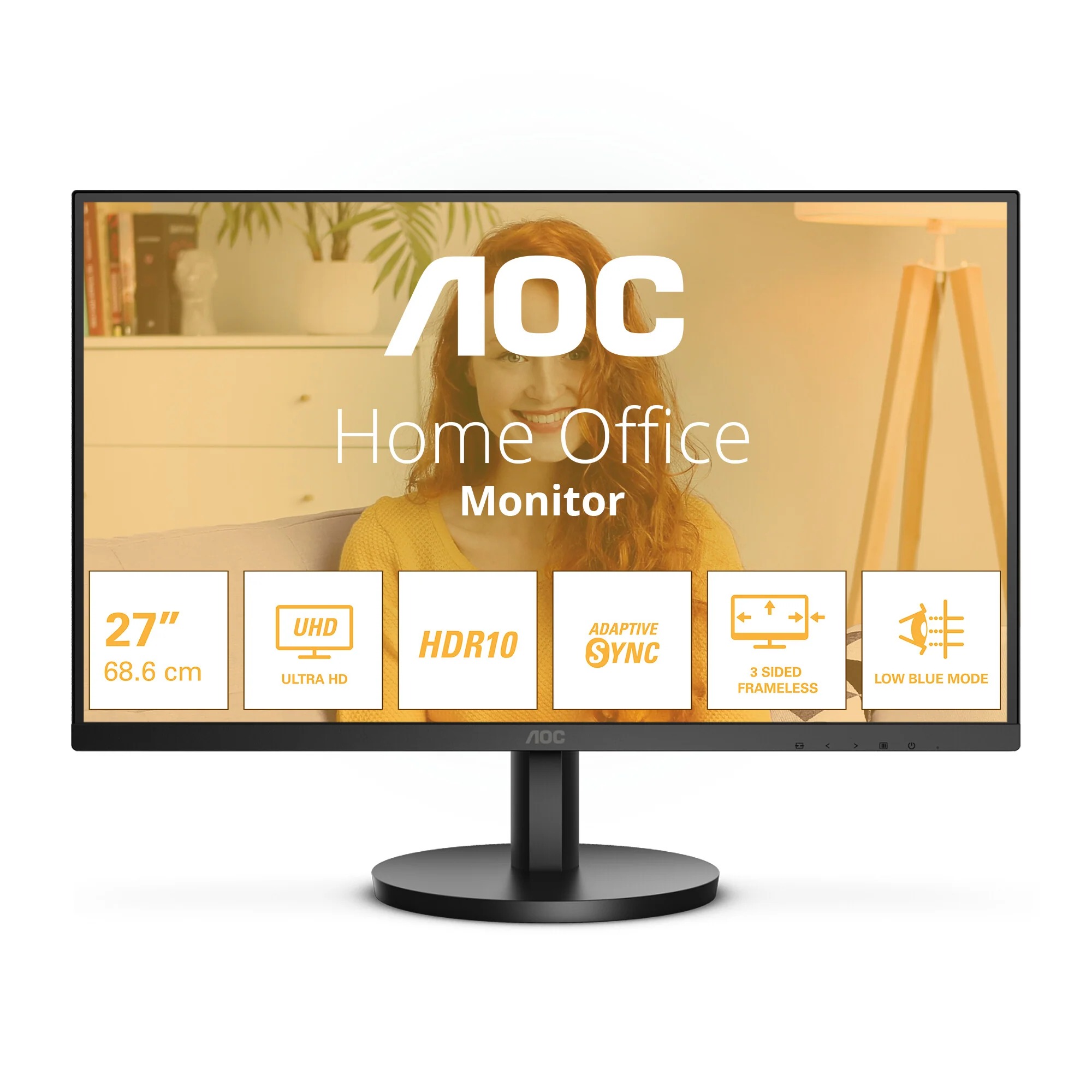 Monitor AOC B3 U27B3M, 27", 4K Ultra HD, i zi
