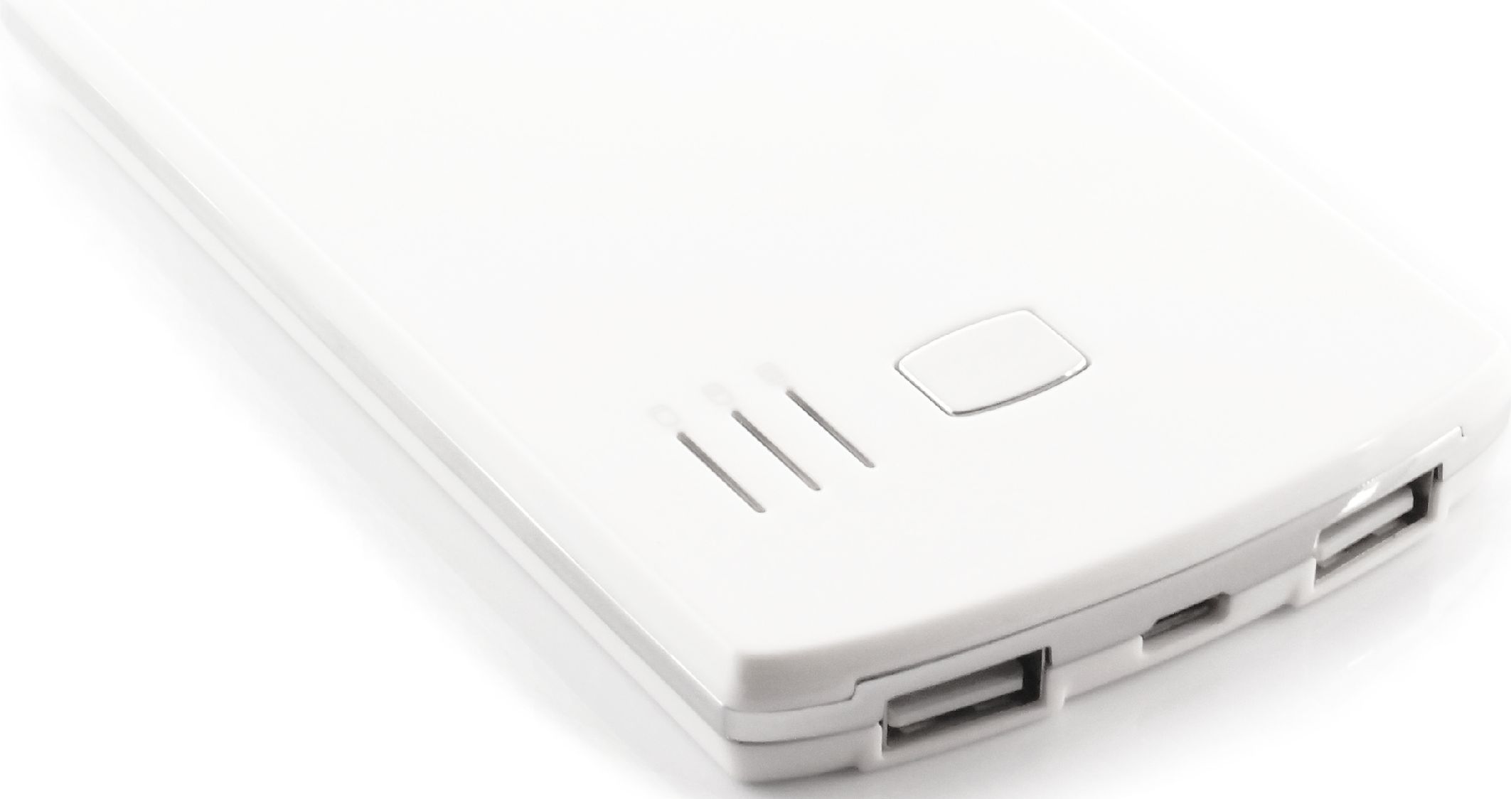 Powerbank Sunen 5600mAh, 2 porta USB, i bardhë