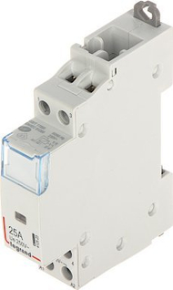 Модуларен контактор Легранд LE-412523, 25A, 250V AC, бел