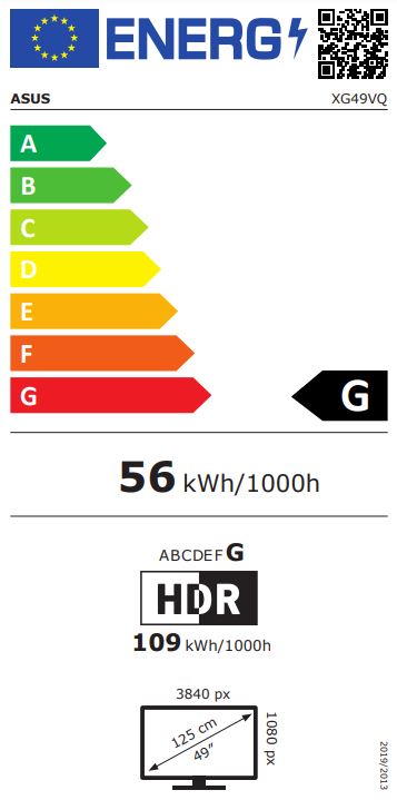 Monitor Asus XG49VQ, 49", VA, FHD+, i zi