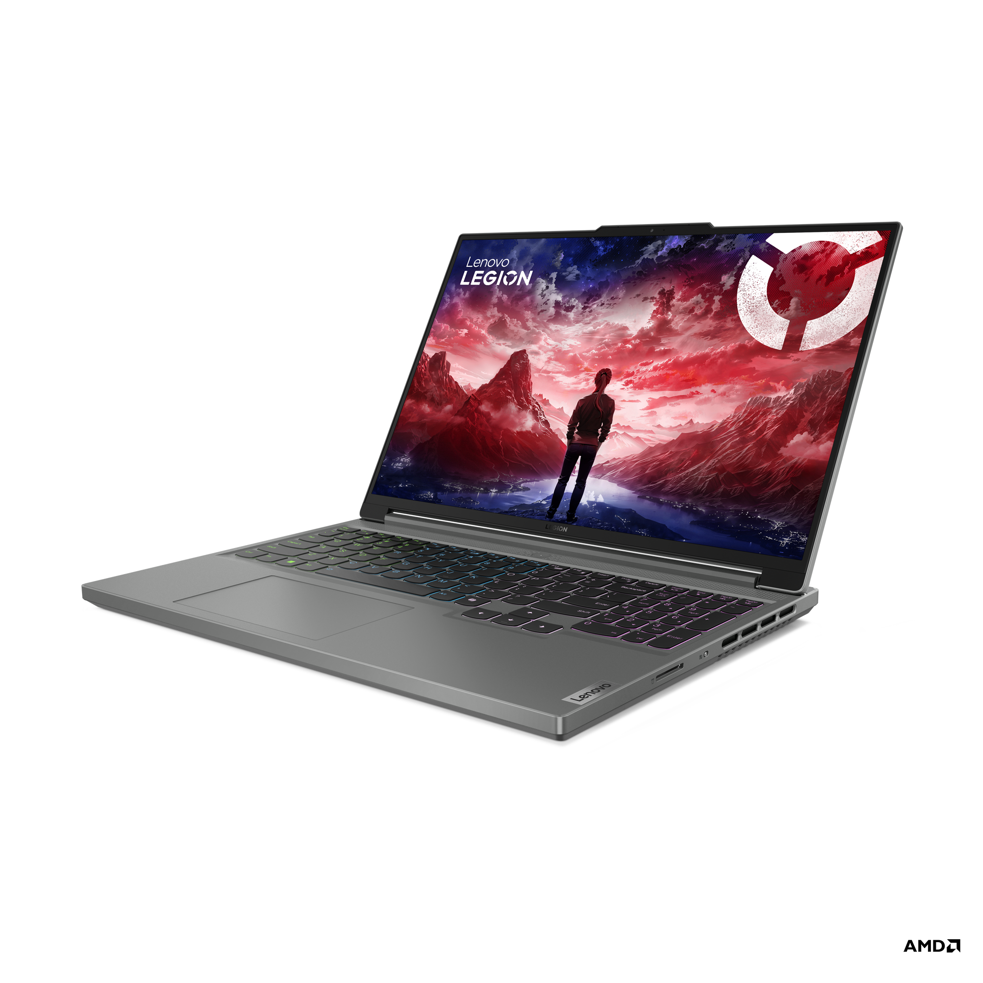 Laptop Lenovo NB Legion Slim 5 16AHP9, 16", AMD AI Ryzen 7 8845, 16GB RAM, 512GB SSD, NVIDIA GeForce RTX4060 8GB GDDR6, i hirtë