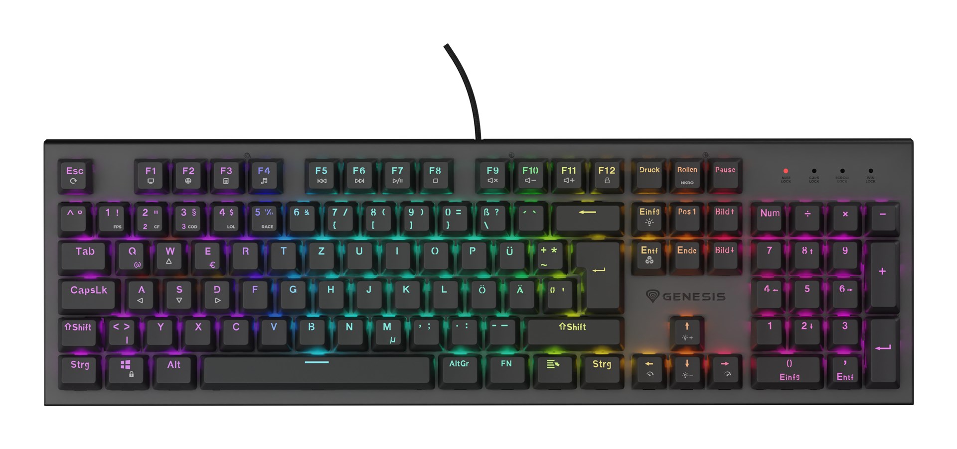 Tastierë Genesis Thor 303, Outemu Brown, e zezë