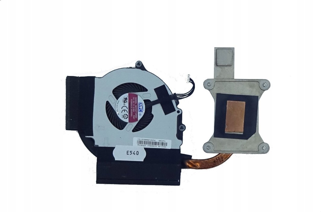 Ventilator ftohës laptop Lenovo 04X4159, modul termik me heatsink, i argjendtë