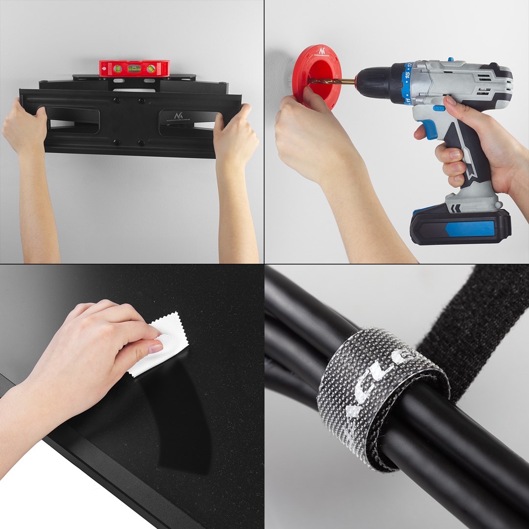 Mbajtëse për TV Maclean Mount, 32-85", 60kg, e zezë