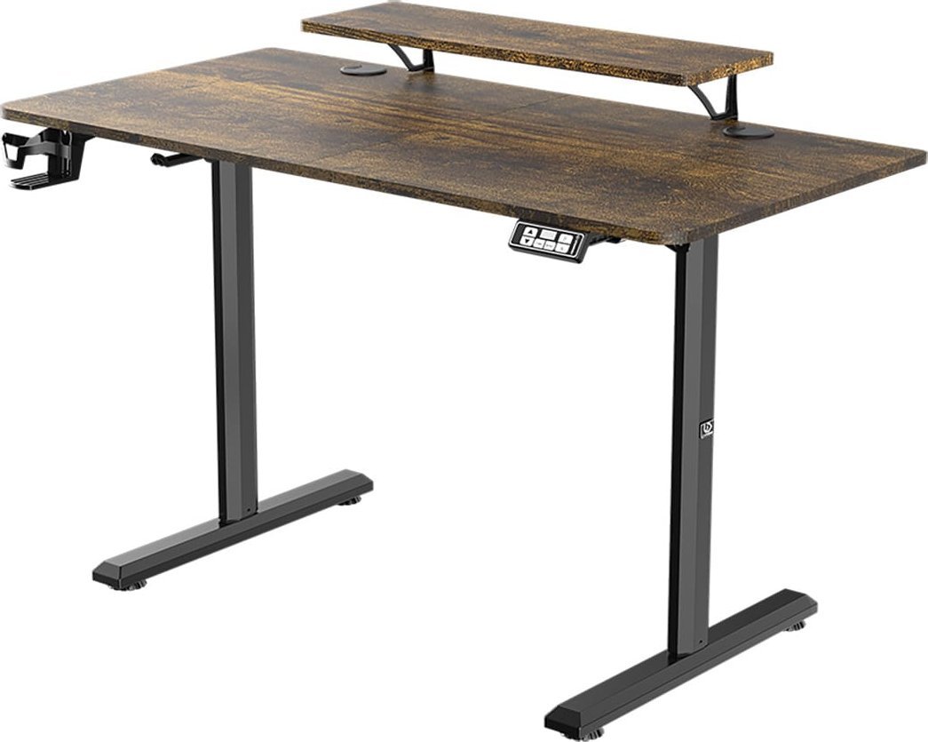 Tavolinë gaming Ultradesk Highlander, rregullim elektrik lartësie, 120 -180cm x 60cm, kaftë