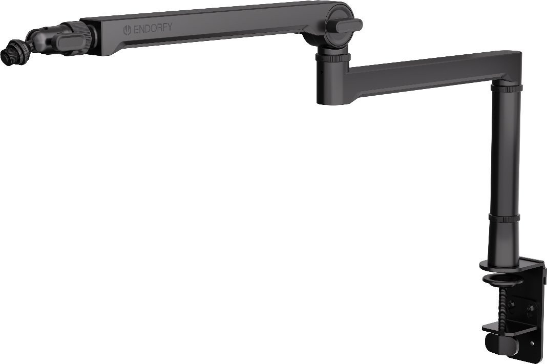 Stativ mikrofoni Endorfy EY0A009 Broadcast, krah metalik i rregullueshëm, ndriçim RGB, i zi