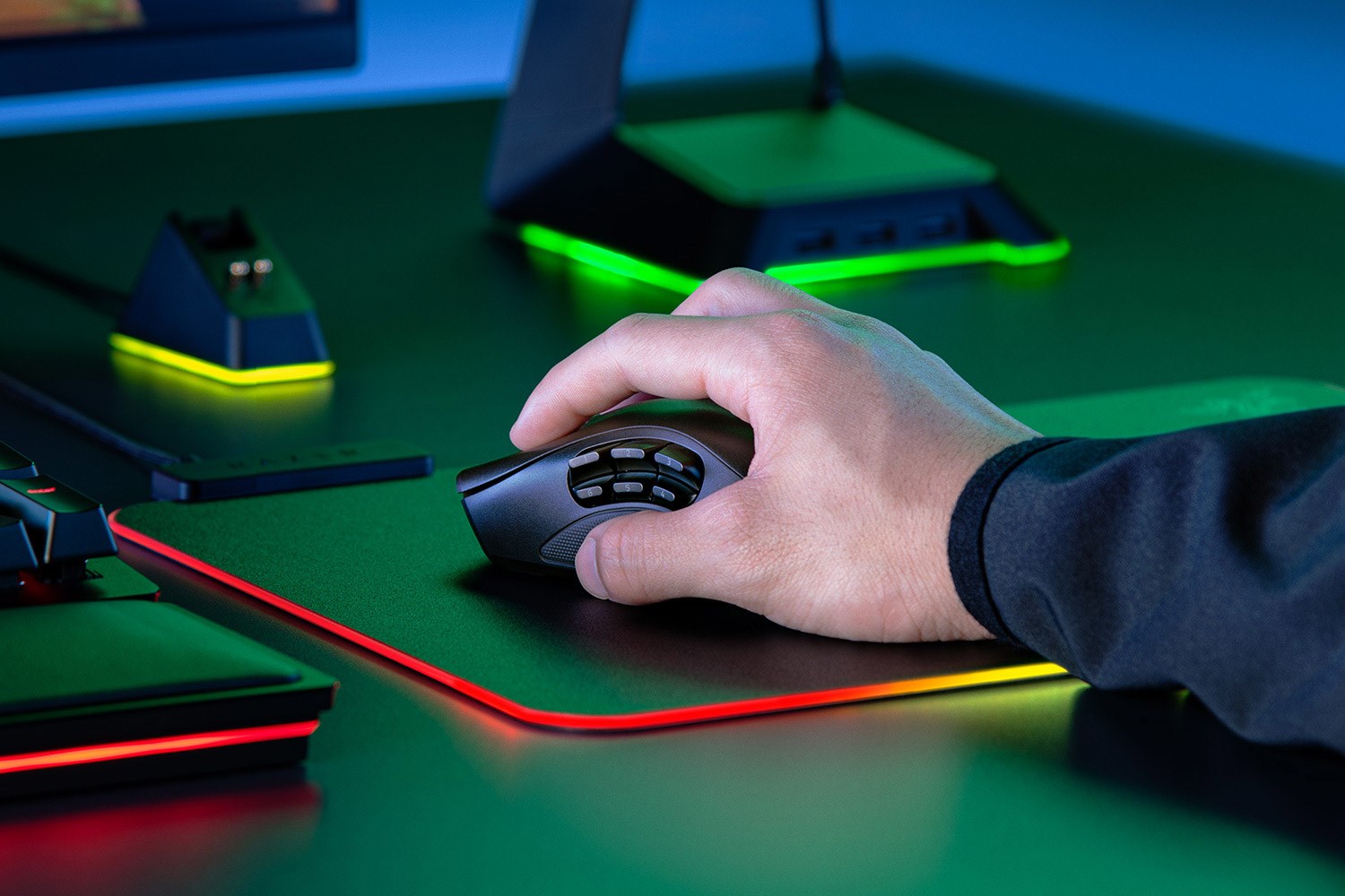 Maus Razer Naga Pro, Gaming, RF Wireless, i zi