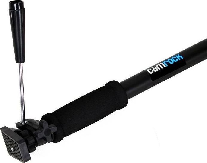 Monopod Camrock M140, i lehtë, i përshtatshëm për udhëtim, i zi