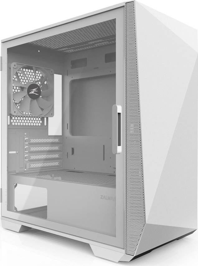 Kasë Zalman Z1 Iceberg, e bardhë, Mini Tower