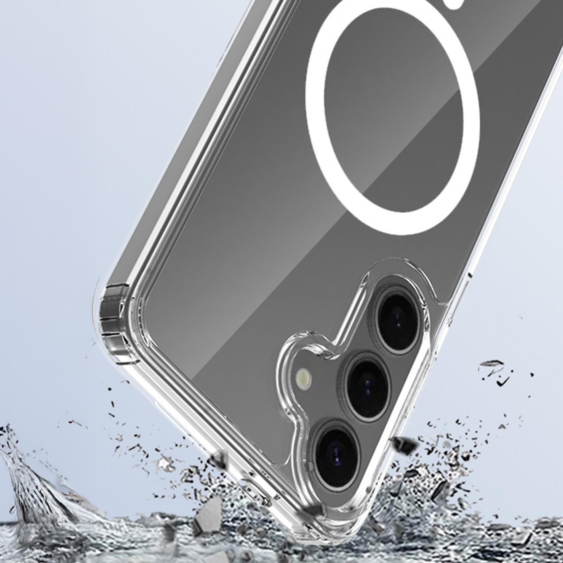 Mbulesë mbrojtëse 3MK Armor MagCase për Samsung Galaxy A16 4G 5G, MagSafe, transparente