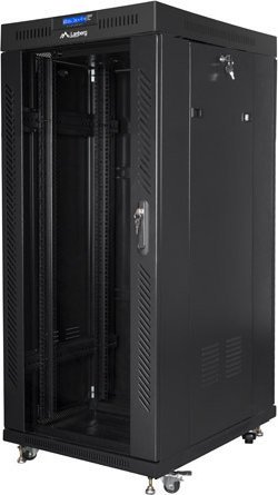 Rrafi rrjetit Lanberg FF01-8227-12BL 19", 27U, 800x1200 mm, i zi