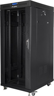 Rrafi rrjetit Lanberg FF01-8227-12BL 19", 27U, 800x1200 mm, i zi