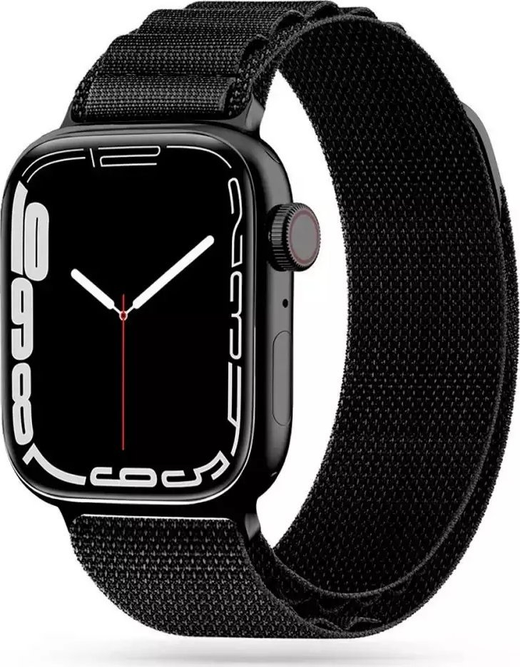 Rrip ore Tech-Protect Nylon Pro për Apple Watch 42 44 45 49mm, najlon, i zi