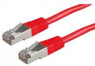 Kabllo rrjeti Roline SFTP Cat6, 0.5m, RJ45, e kuqe