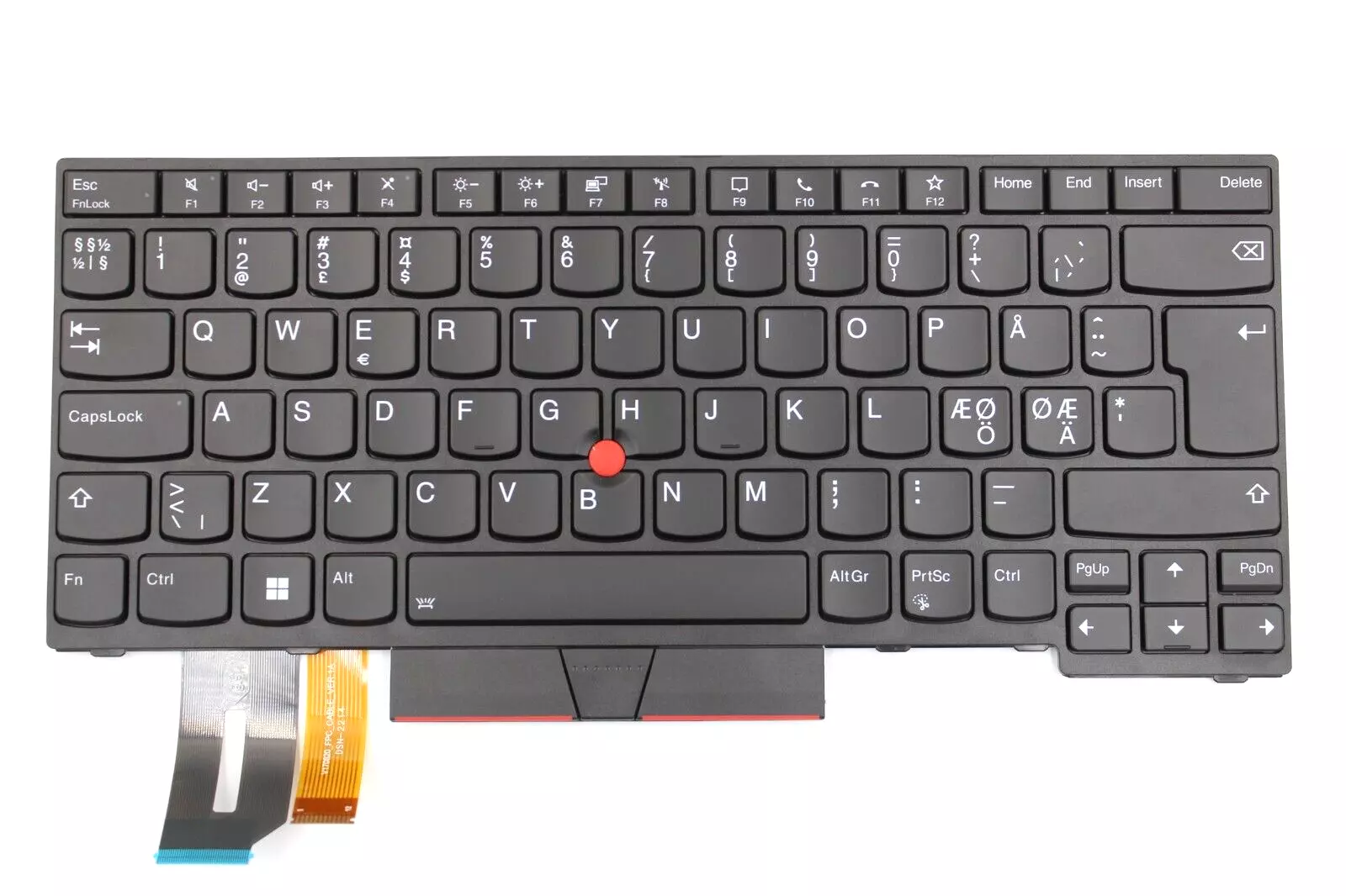 Tastierë zëvendësuese për laptop Lenovo CMFL-CS20 BK-BL SRX Nordic