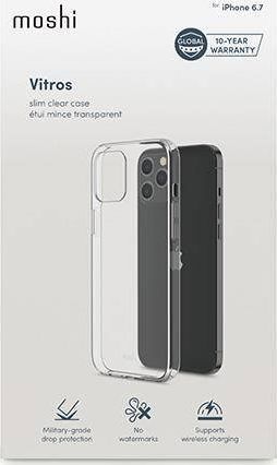 Mbrojtëse për iPhone 12 Pro Max Moshi Vitros, e zezë